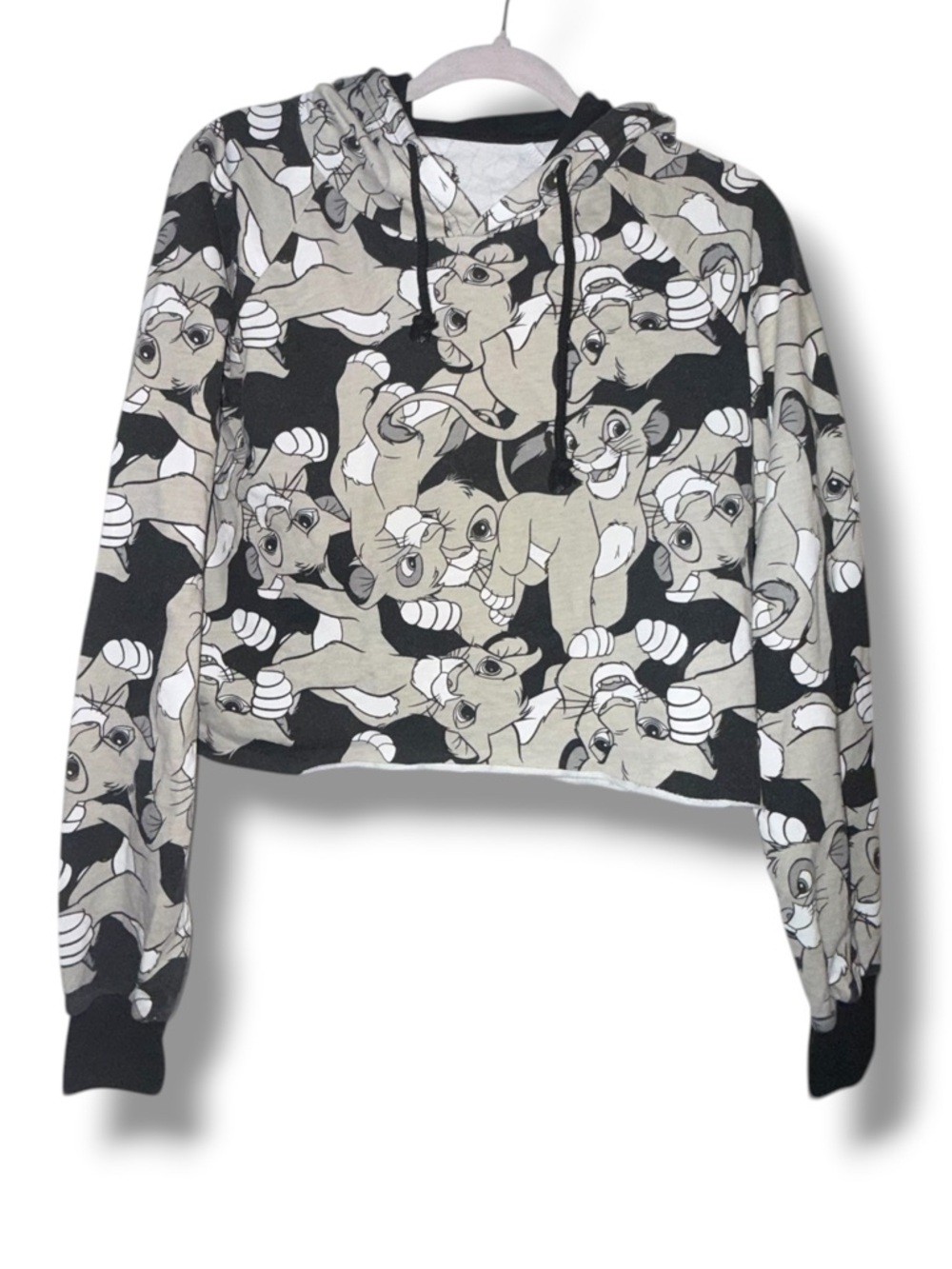 Disney Simba Cropped Hoodie